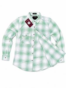 Green Plaid Flannel Shirt