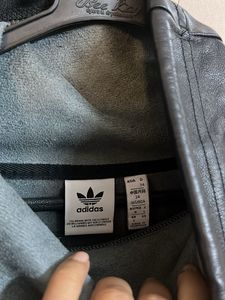 Adidas Original Leather Cropped hoodie