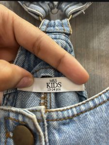 Denim Dungri with Buttons