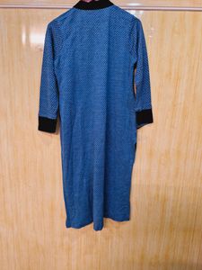 Blue Woolen Kurti (Women's)