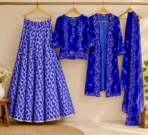 4 Piece Lehanga Set
