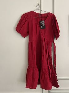 Red Wrap Dress