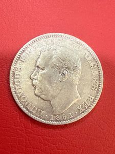 1 rupee silver coin Portuguese India