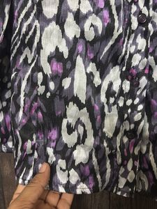 Stylish Animal Print Button-Up Shirt