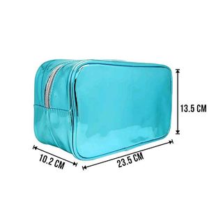 Colorbar Cute Teal Pouch with Pom Po