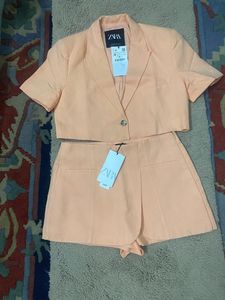 Zara Peach Co-ord Set - New