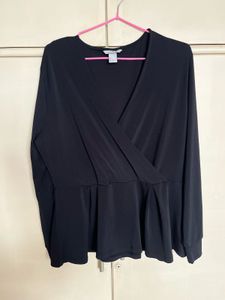 H&M peplum top L