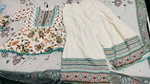 Designer Kurta Set with Palazzo Pants
