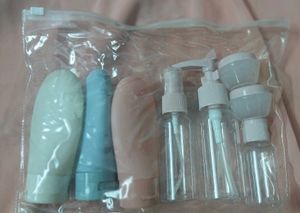 Travel Toiletry &amp; Cosmetic Bottle Set –  New