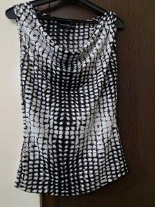 INC Printed Sleeveless Top