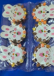 Grab now 🥰🤩Cute Bunny Hair Clips(6 pkt) pc clips