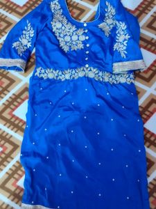 Royal Blue Patiala Salwar Suit