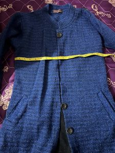 Weave Pattern Button-Down Cardigan