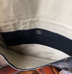 vintage Longchamp Monogram clutch