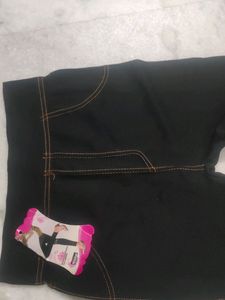 Ladies Denim Print Legging Jegging Pearl Work