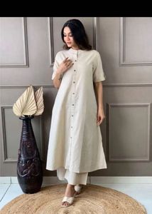 Elegant Cream Kurta Set