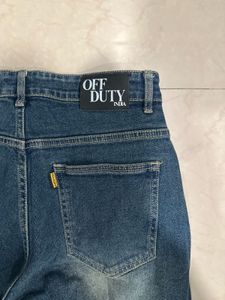 Wide Leg Vintage Wash Denim Jeans