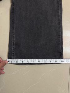 Grey Wide Leg Jeans