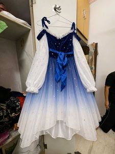 blue ombre sequence gowm