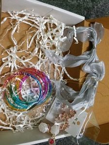 Jewelry Set with Bangles & Hair Accessories