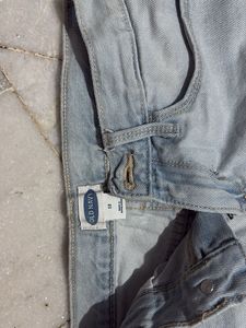Light Wash Denim Shorts
