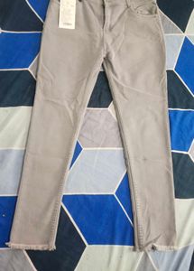 Stylish Grey Denim Jeans