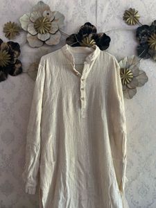 Men's Cream Kurta
