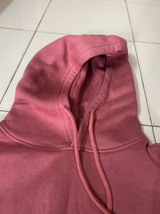 pink hoodie
