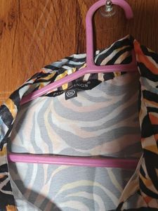 Free delivery - Zebra Print Button-Up Shirt