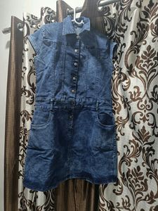 Denim One Piece Blue Colour