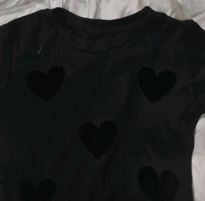 Black Heart Graphic T-Shirt🖤