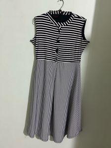 Striped Sleeveless Dress