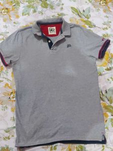 Men's Grey Polo T-Shirt