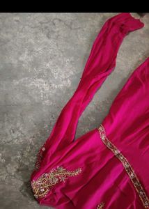 Elegant Pink Anarkali Gown