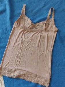 sisley Lace Trim Cami Top