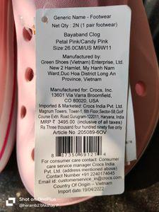 Trendy Pink Crocs Slides