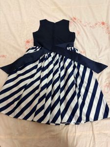 Charming Striped Party Dress