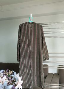 Striped Long Sleeve Dress