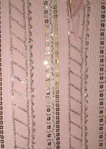Elegant Pink Sequin Kurta