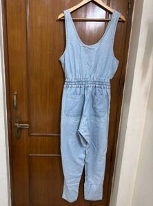 Light Wash Denim Jumpsuit