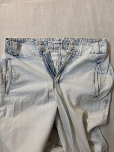 Ice Blue Light Wash High Waisted Jeans