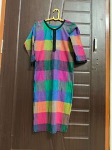 Colorful Checked Kurta