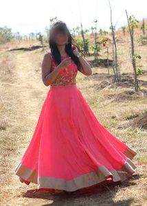 Stunning Pink Ethnic Gown