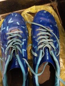 Blue Football Cleats/ Stud