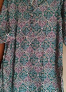 Boho Floral Print Kurta