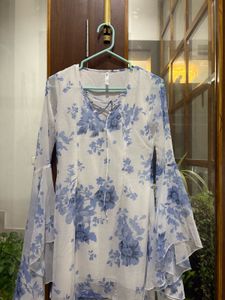 Boho Floral Print Kurta