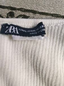 Zara White Bodysuit