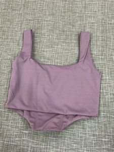 New-Chic Purple Corset Top