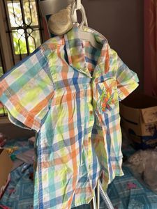 Babyhug Plaid Shirt