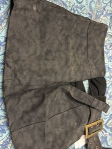 Urbanic Dark Grey Mini Skirt